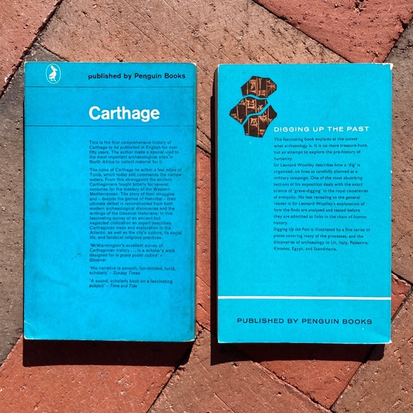 2 Vintage Archaeology Paperbacks Ancient History Carthage Sciences Excavation - Picture 16 of 16